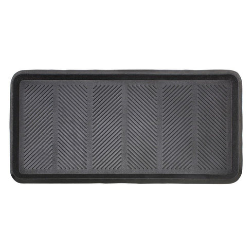 JVL MULTIFUNCTIONAL RUBBER SHOE DRIP TRAY / DOOR MAT 41CM X 81CM. 01-624