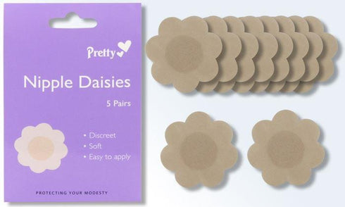 PRETTY NIPPLE DAISIES 5 PAIRS. 16676