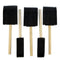 PACK OF 5 ASSORTED SIZE FOAM CRAFTING BRUSHES. AR0025