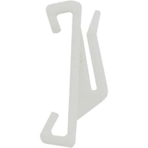 White Curtain Hooks - FAST PAK 8856 Harrison Super White 12-Pack