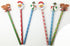 6 CHRISTMAS PENCILS WITH ERASER TOPPER REINDEER XPNL. XPCL