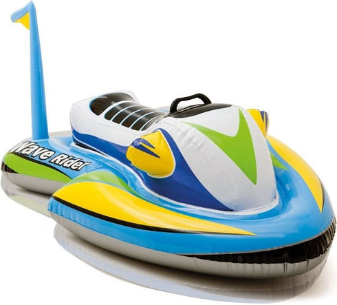 Jet Ski Pool Float - INTEX Wave Rider Inflatable for Kids