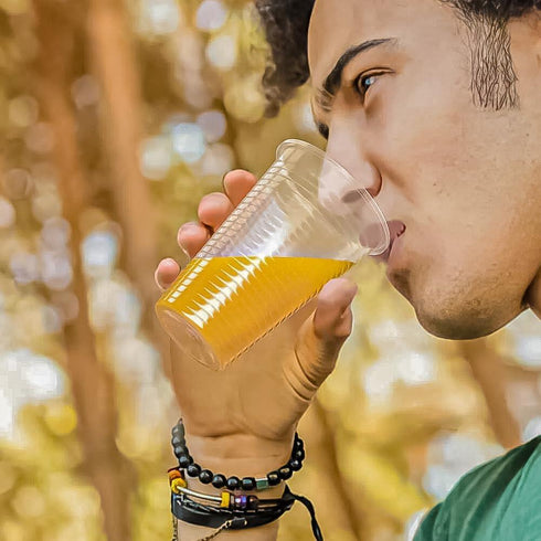 Clear Plastic Cups 200ml - Grab & Go 100 Pack | 10521.07