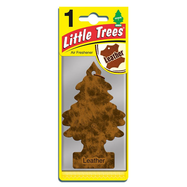 LITTLE TREES CAR AIR FRESHENER - LEATHER. MTR0016