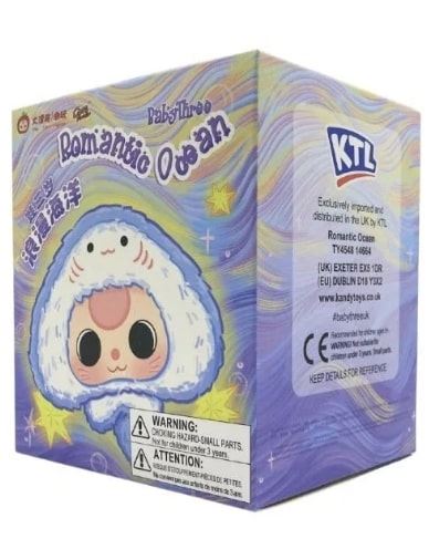 BABY THREE ASSORTED ROMANTIC OCEAN. TY4548