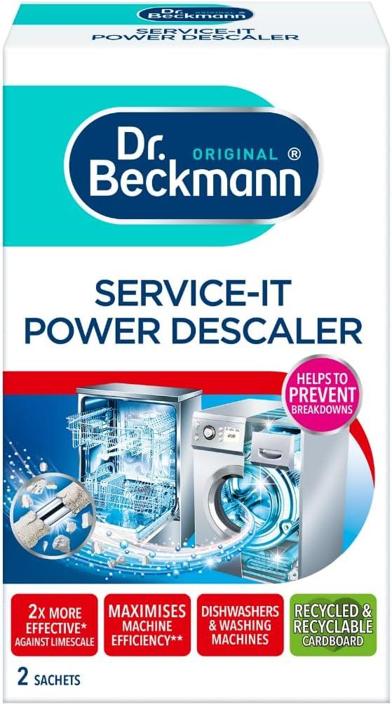 DR BECKMANN SERVICE IT POWER LIMESCALE REMOVER DESCALER 2 X 50G. 9705
