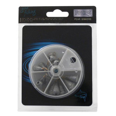GONE FISHING RY119 PEAR SINKERS FOR SEA FISHING 00119. RY119