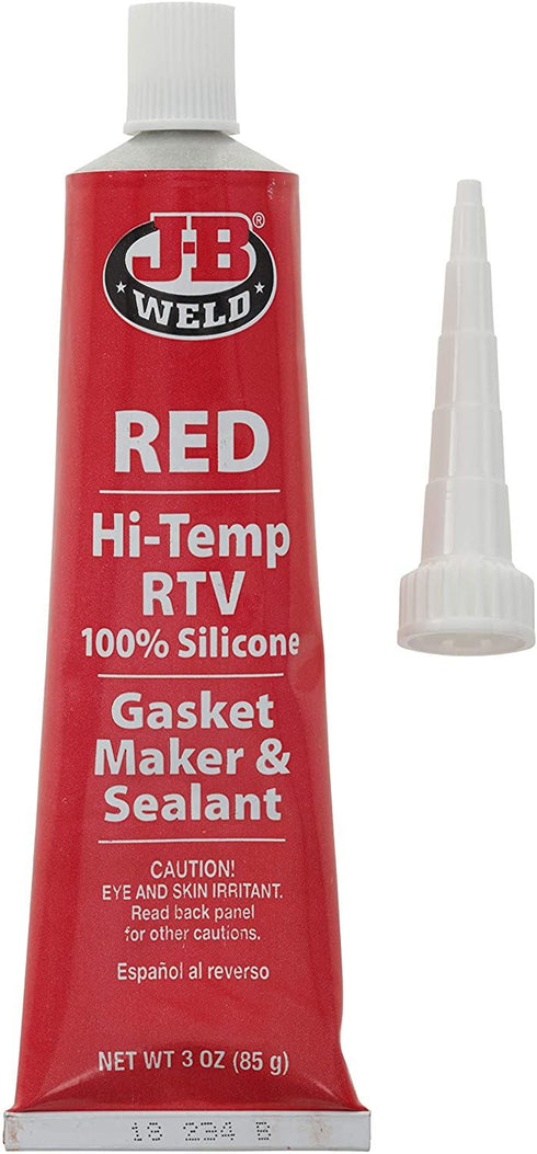 RTV Silicone Gasket Maker - JB Weld Hi-Temp Red Sealant 85g