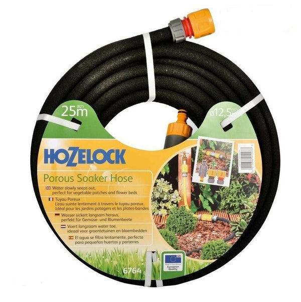 Soaker Hose 25m - HOZELOCK POROUS SOAKER HOSE 6764P Efficient Watering