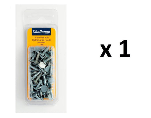 Galvanised Felt Nails 15mm 100g - Secure Roofing with FS40467