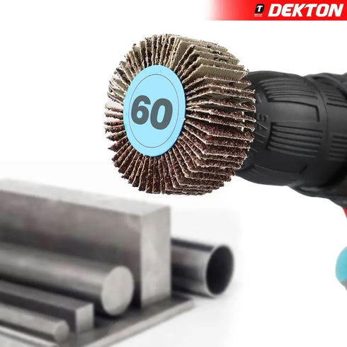 DEKTON 60 GRIT FLAP WHEEL 50MM X 20MM - COARSE. DT60902
