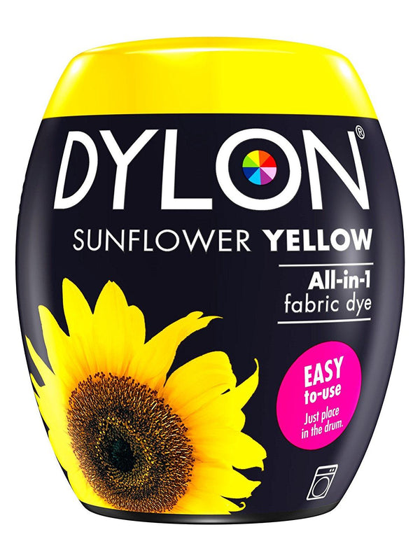 DYLON Fabric Dye Pod - Sunflower Yellow No. 5, Easy Use