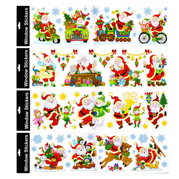 CHRISTMAS WINDOW STICKERS - CUTE. DP55194