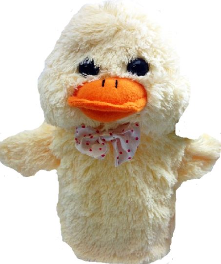 SPRINGTIME HAND PUPPET DUCK EASTER. 345504DUCK