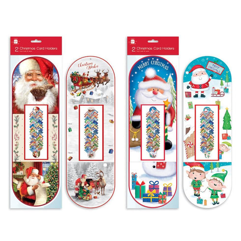 GIFTMAKER CHRISTMAS TRADITIONAL / CUTE CARD HOLDERS 2/PK. GA503