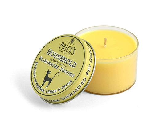 PRICES HOUSEHOLD CANDLE ELEMINATES ODOURS IN TIN 30HRS. FR210316
