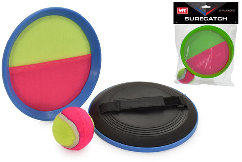 M.Y SURECATCH GAME WITH BAT AND BALL. TY2470