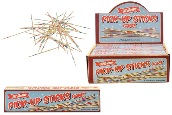 Wooden Pick Up Sticks Game - Classic Family Fun TY4272