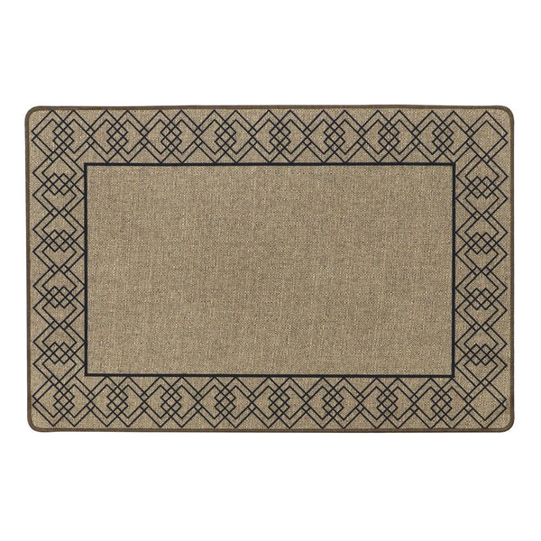 Diamond Border Doormat - JVL Elegance 50x75cm 01-241
