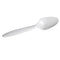 Heavy Duty Soup Spoon - 100 Pack Clear Plastic PS Spoons