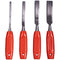 Wood Chisel Set - AMTECH 4PC with Plastic Handles AME0750