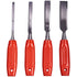 Wood Chisel Set - AMTECH 4PC with Plastic Handles AME0750