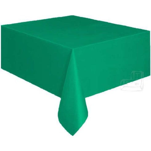 Green Plastic Tablecover - Caroline Rectangle 54x108cm 7701503