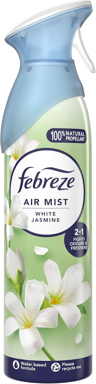 FEBREZE AIR FRESHENER SPRAY WHITE JASMINE 185ML. HOFEB245