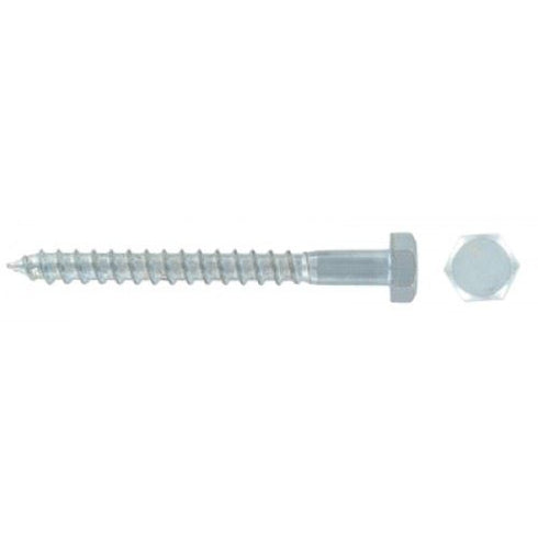 M8 Coach Screws Zinc 100mm - FAST PAK VALUE 0621