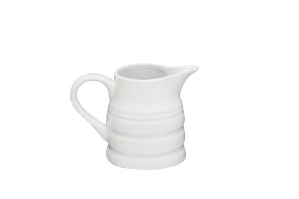 White Churn Jug - APOLLO Traditional 0.5 Pint AP9058