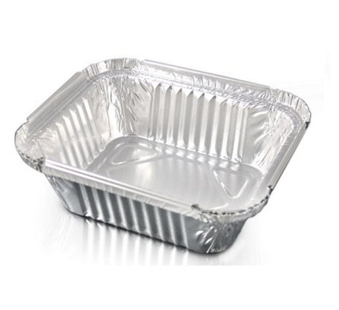 Foil Food Containers No 2 - 470ml / 16oz for Takeaway & Storage
