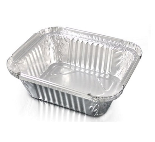 Foil Food Containers No 2 - 470ml / 16oz for Takeaway & Storage