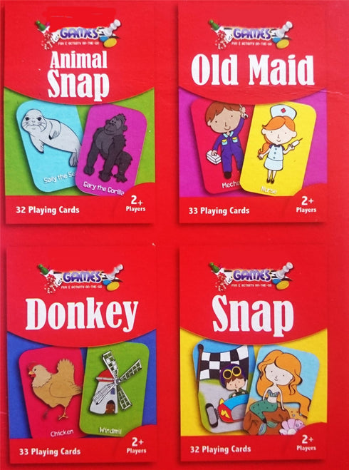 Kids Snap Card Game - Fun Set of 4 for Children | 7023