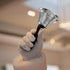 SMALL CLASSIC SILVER HAND BELL (12CM TALL). HH5336