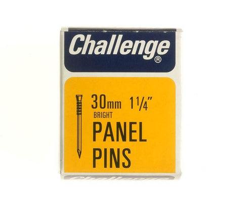 Panel Pins 30mm - Challenge Bright 40g FS10610 for DIY Projects