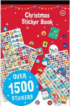1500 CHRISTMAS STICKER BOOK. XXSBKH
