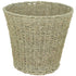 Seagrass Waste Basket - JVL Natural Round Bin 28x25cm