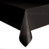 Rectangle Table Covers - Caroline Jet Black Plastic 54x108cm