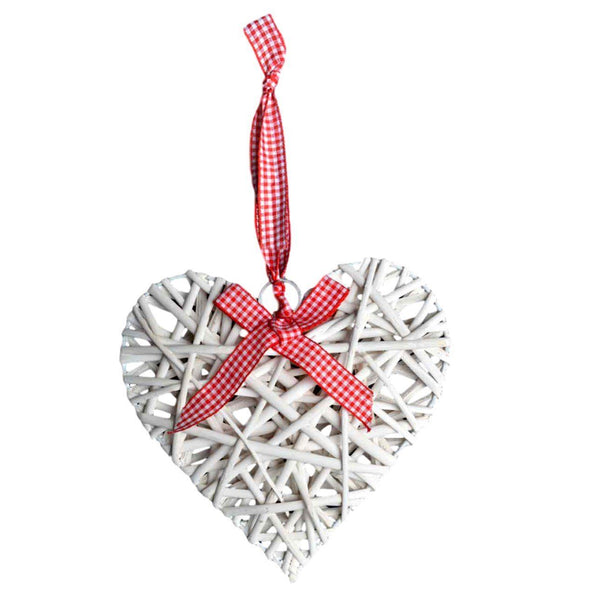 20 CENTIMETRE WILLOW HEART. 54558