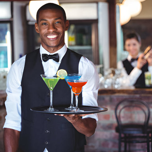 Non Slip Round Tray - TUFFGRIP SUPER PLASTIC ANTI SKID 16"/40CM