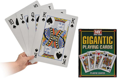 Giant Playing Cards - A4 Size TY4911 for Fun & Games