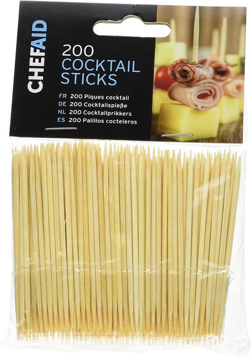 Cocktail Sticks 8cm - Perfect for Parties & Events - 200 Pack