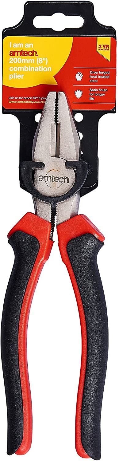 Combination Plier 8 Inch - Durable AMTECH AMB0240 Tool