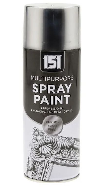 Chrome Spray Paint - 151 Brand 400ML High-Quality Finish TAR029