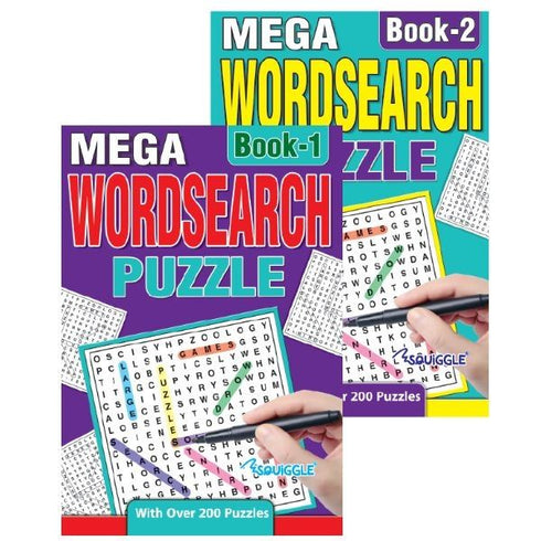 Wordsearch Puzzle Book - A5 MEGA Puzzles P2592 Edition