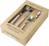 Stainless Steel Cutlery Set - GREENWORKS 24BXGW-PAS, 24 Pieces