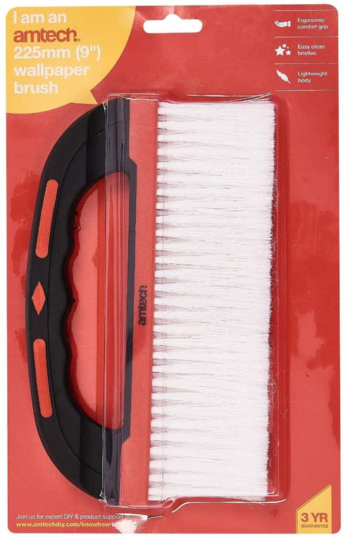 Wallpaper Brush - AMTECH Soft Grip 9 Inch / 225MM S3958