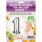 PPS GIANT STANDING FOIL NUMBER 1 BALLOON 82 CM - SILVER. PPS80039