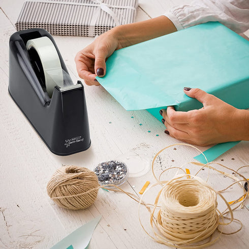 RAPESCO HEAVY DUTY BLACK TAPE DISPENSER. ROPRPTD500B