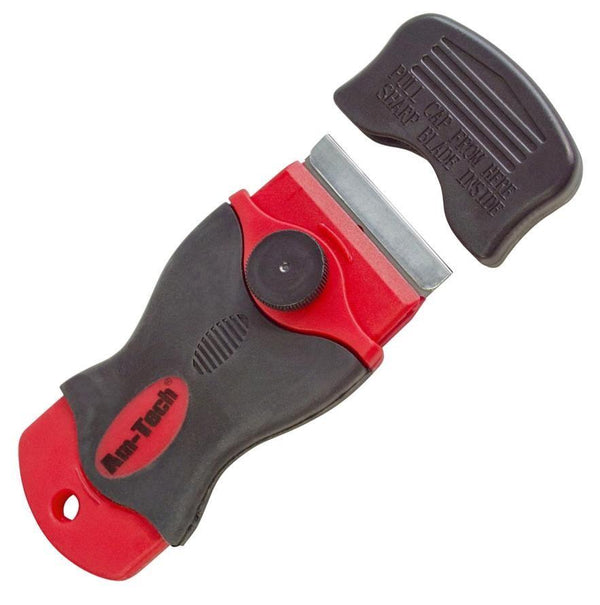 Mini Scraper Tool - AM-TECH Soft Grip with Safety Guard G0962